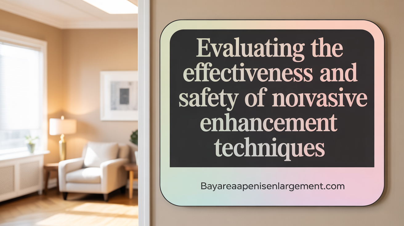 Evaluating the Effectiveness and Safety of Non-Surgical Enlargement Options