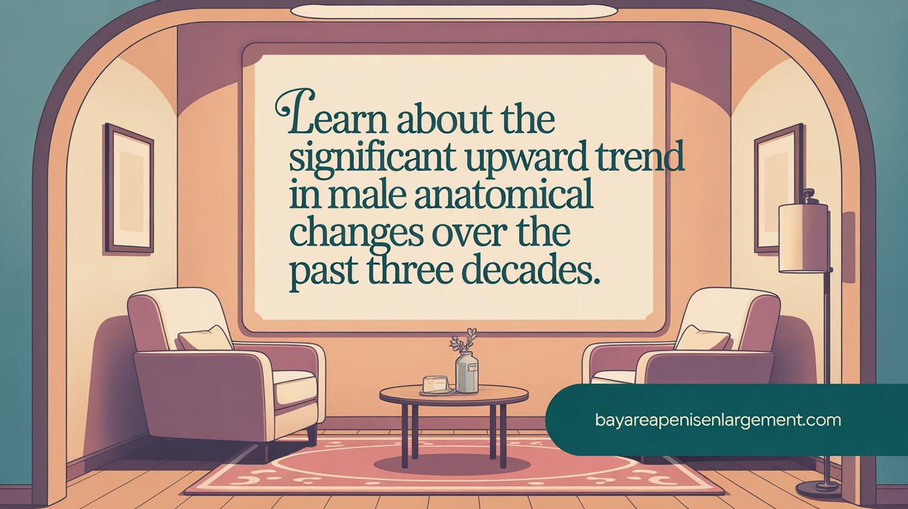 Learn about the significant upward trend in penis size over the past three decades.