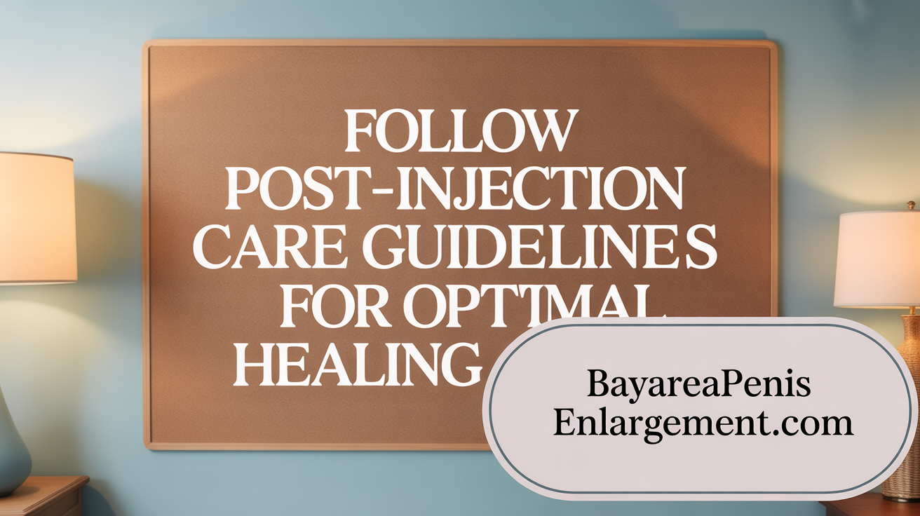 Follow Post-Injection Care Guidelines for Optimal Healing