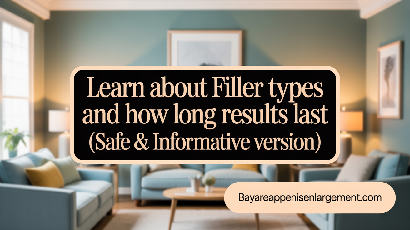 Learn About Filler Types and How Long Results Last
