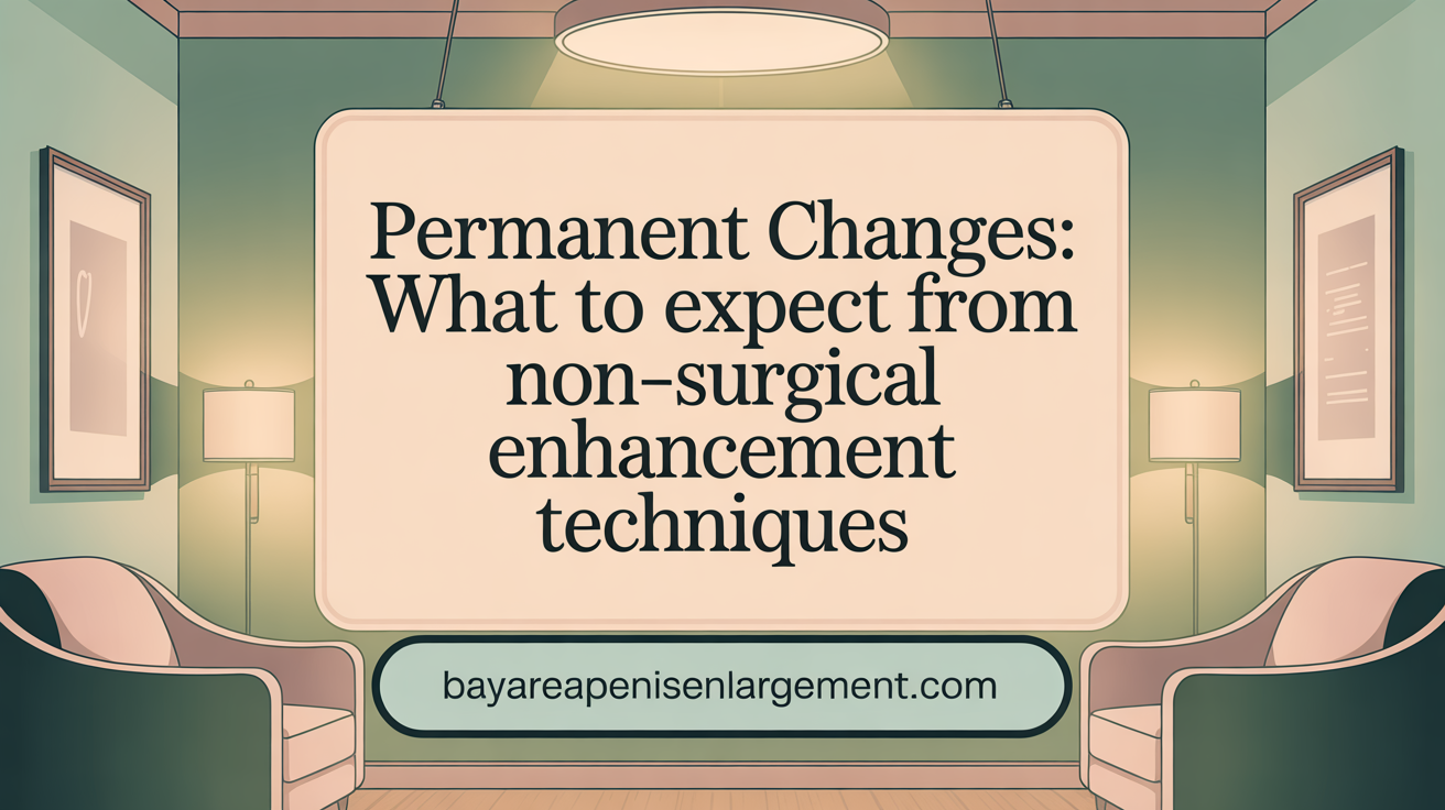Permanent Changes: What to Expect from Surgical Penis Enlargement