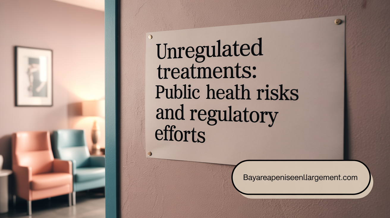 Unregulated Treatments: Public Health Risks and Regulatory Efforts
