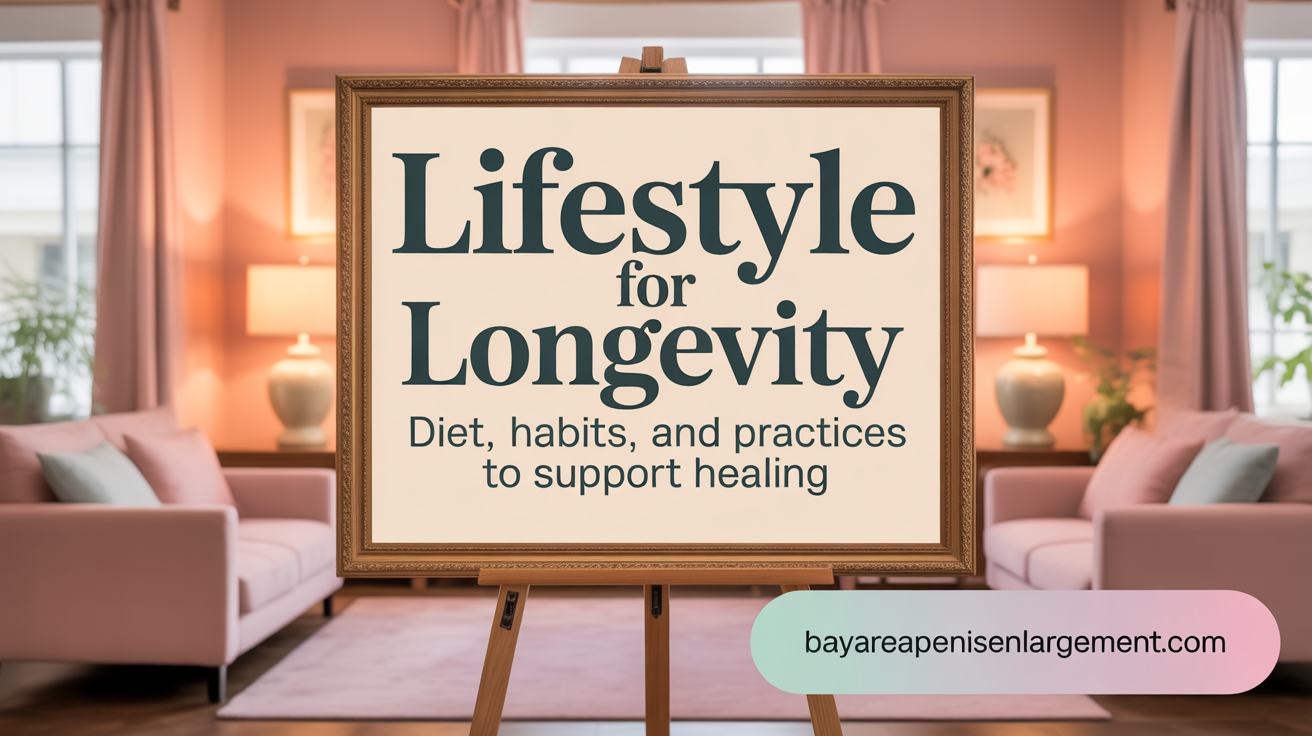Lifestyle for Longevity: Diet, Habits, and Habits to Support Healing