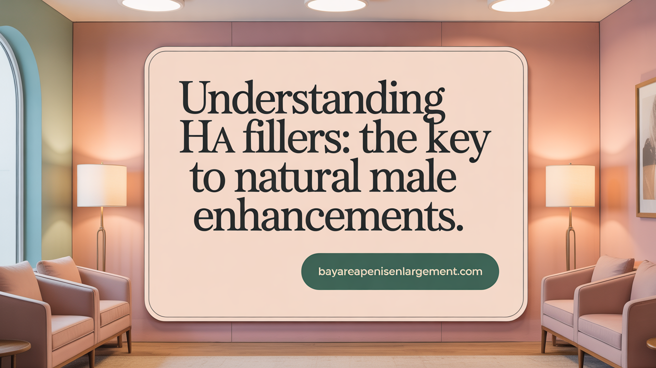 Understanding HA Fillers: The Key to Natural Male Enhancements