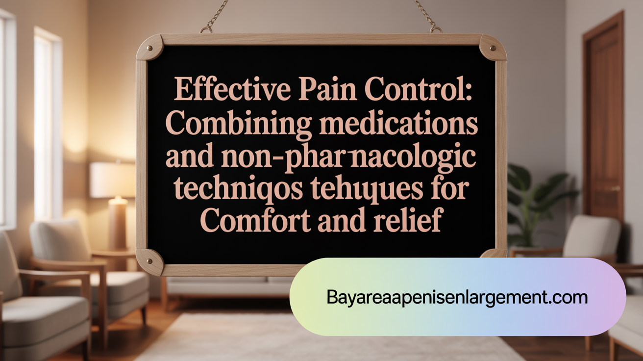 Effective Pain Control: Combining Medications and Non-Pharmacologic Techniques