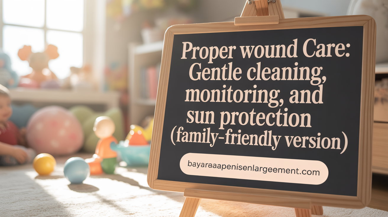 Proper Wound Care: Gentle Cleaning, Monitoring, and Sun Protection