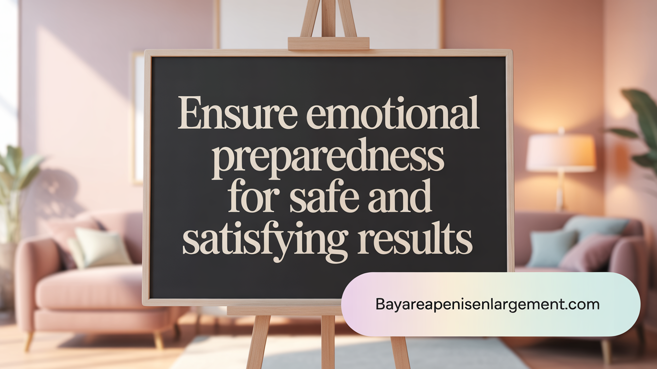 Ensure Emotional Preparedness for Safe and Satisfying Results