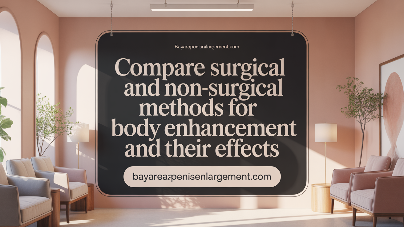 Compare Surgical and Non-Surgical Penis Enlargement Methods and Their Effects