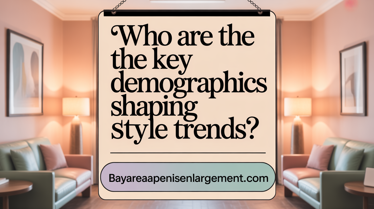 Who are the Key Demographics Shaping Male Aesthetic Trends?