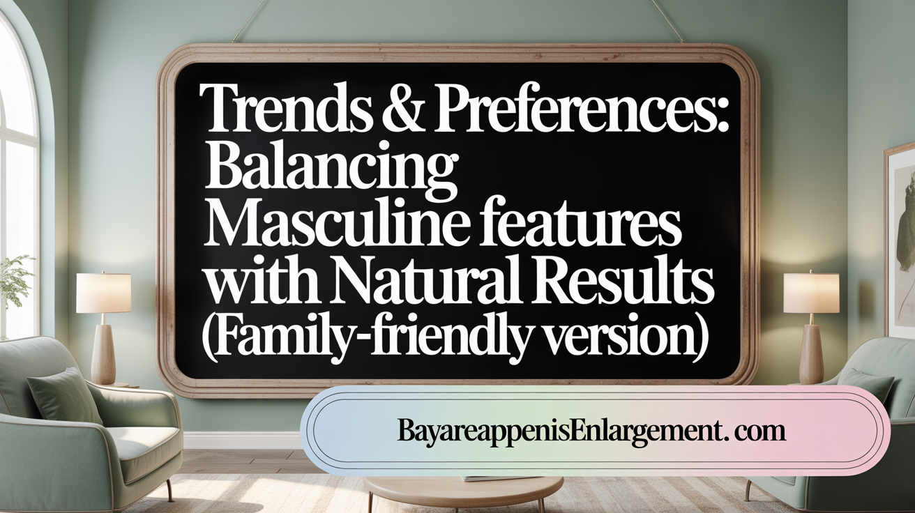 Trends &amp; Preferences: Balancing Masculine Features with Natural Results