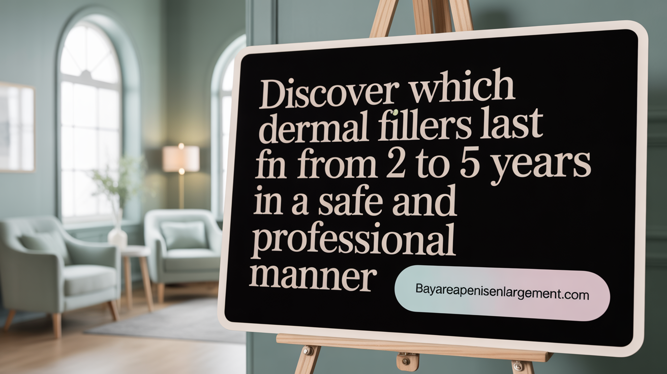 Discover which dermal fillers last from 2 to 5 years