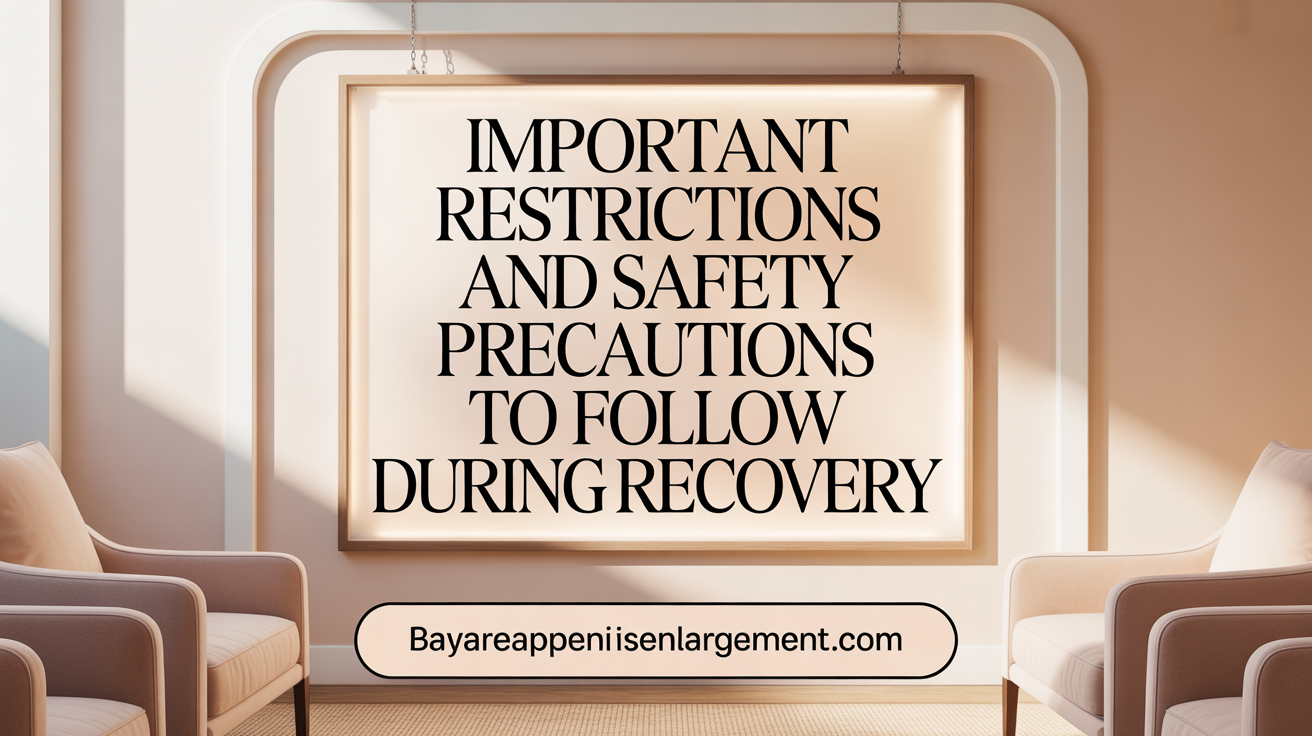 Important Restrictions and Risks to Prevent During Recovery