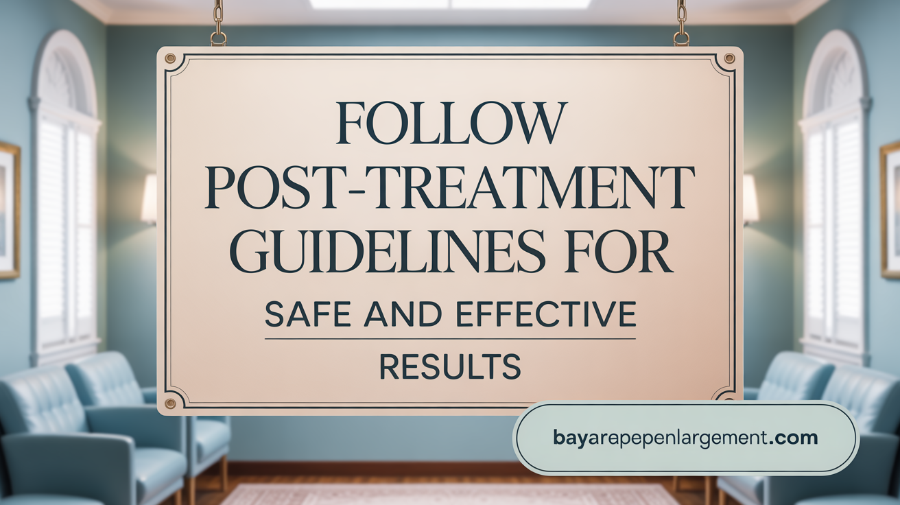 Follow Post-Treatment Guidelines for Safe and Effective Results
