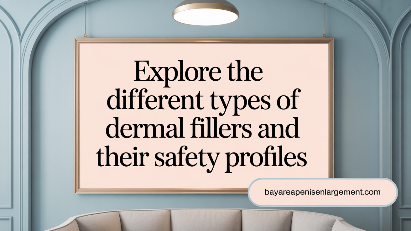 Explore the Different Types of Dermal Fillers and Their Safety Profiles