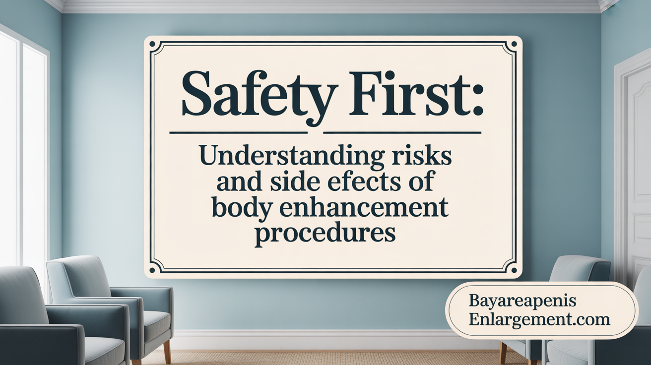 Safety First: Understanding Risks and Side Effects of Girth Enhancements