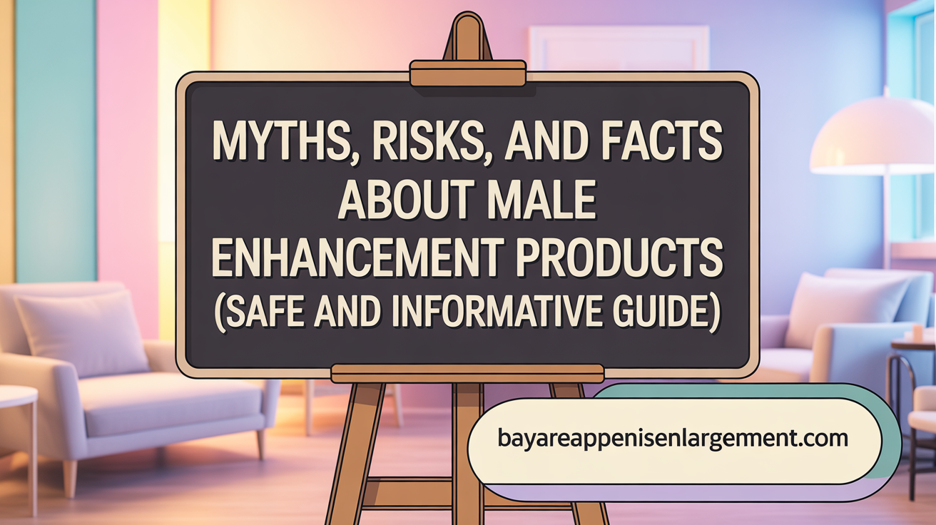 Myths, Risks, and Facts About Male Enhancement Products