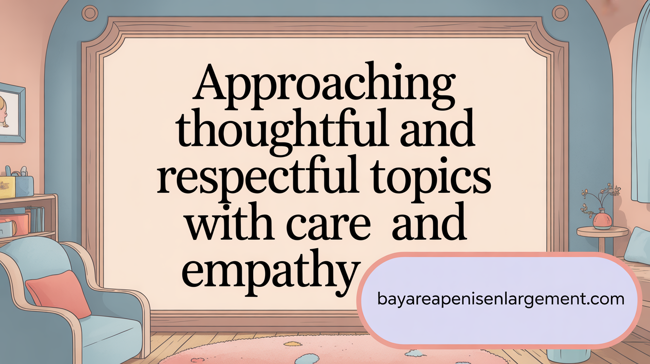 Approaching Sensitive Topics with Care and Empathy