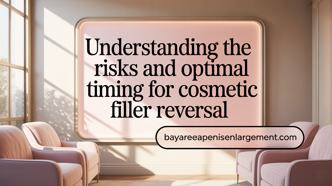 Understanding the risks and optimal timing for safe filler reversal