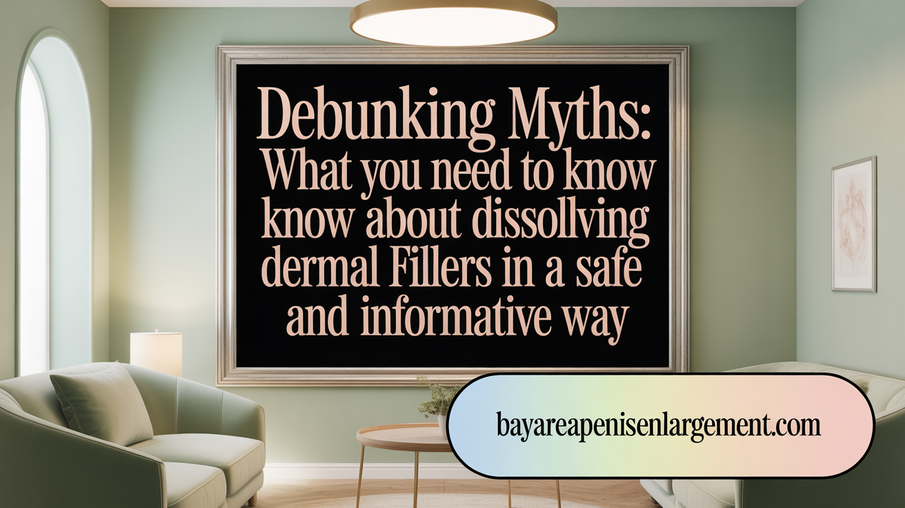 Debunking myths: What you need to know about dissolving dermal fillers