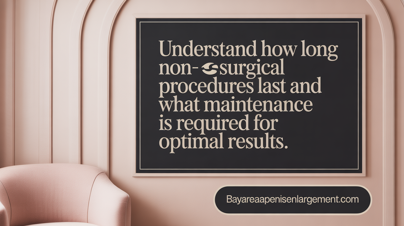 Understand how long non-surgical treatments last and what maintenance is required for optimal results.