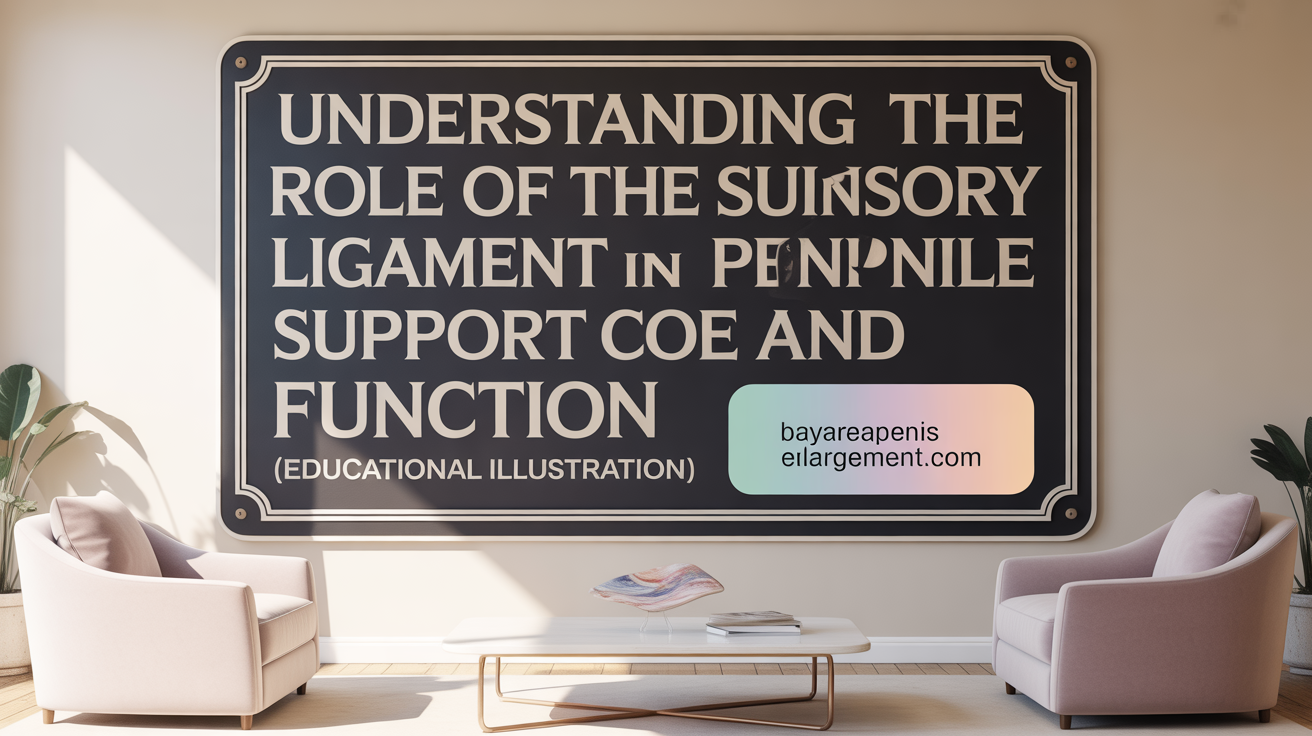 Understanding the Role of the Suspensory Ligament in Penile Support and Function