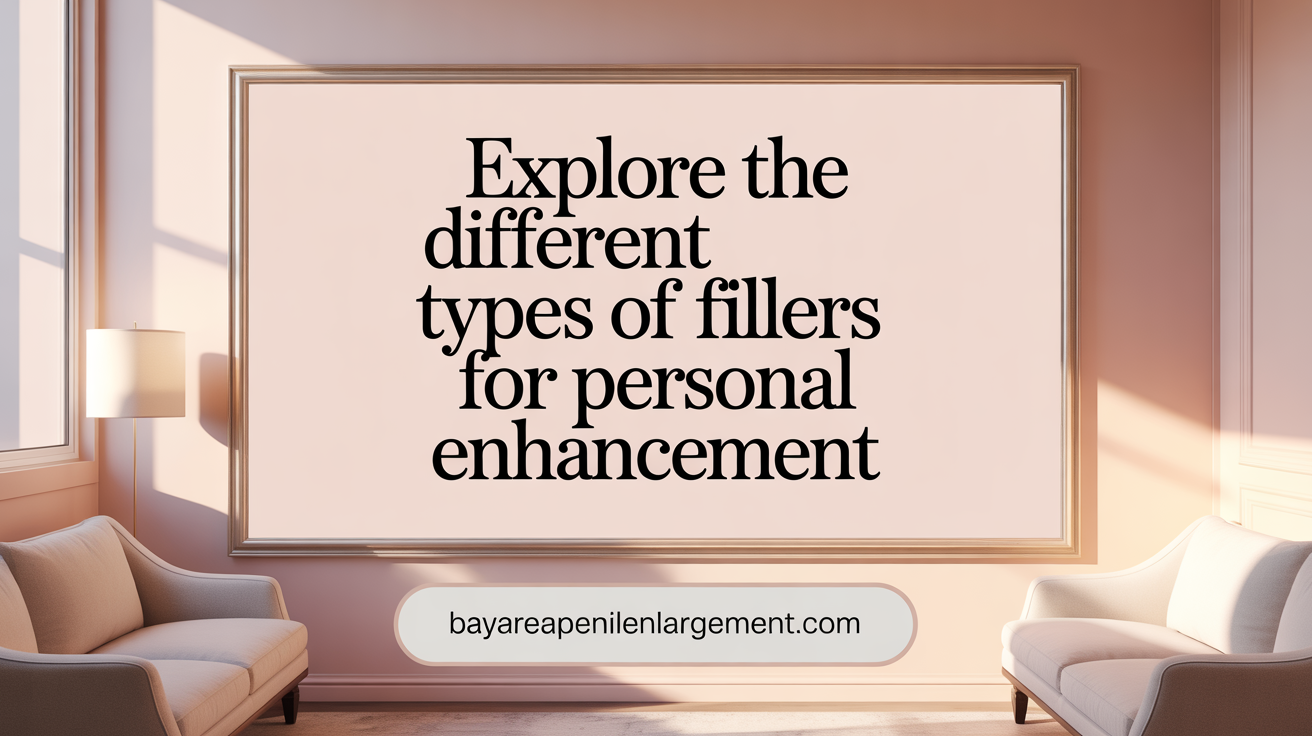 Explore the Different Types of Fillers for Penile Enhancement