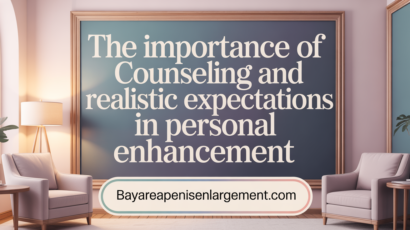 The Importance of Counseling and Realistic Expectations in Penis Enlargement