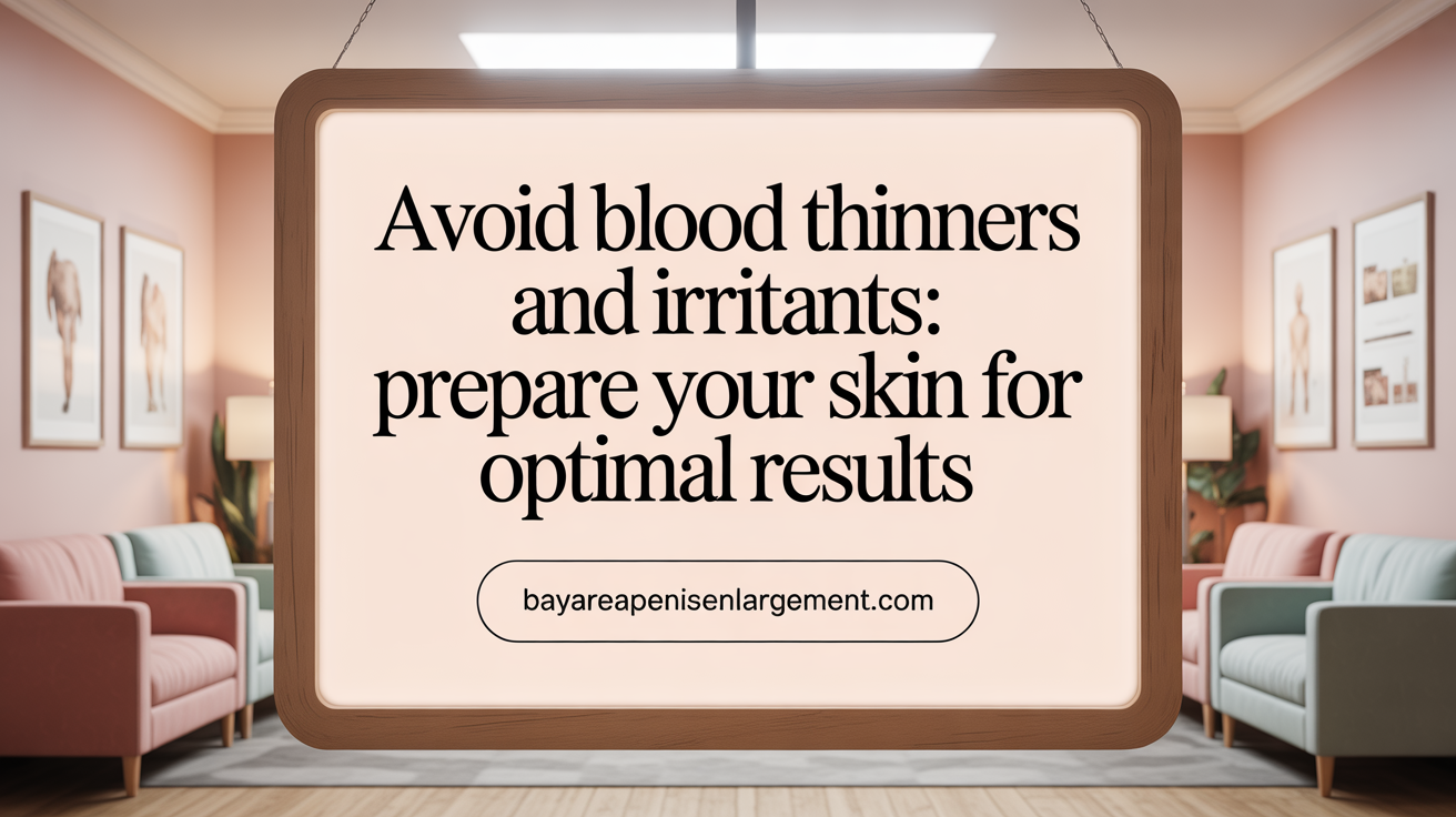 Avoid Blood Thinners and Irritants: Prepare Your Skin for Optimal Results