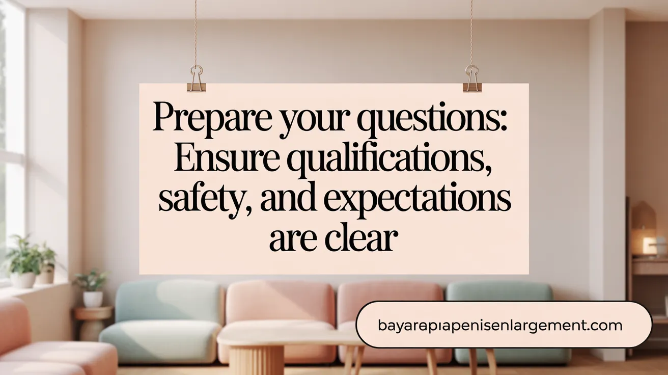 Prepare Your Questions: Ensure Qualifications, Safety, and Expectations Are Clear