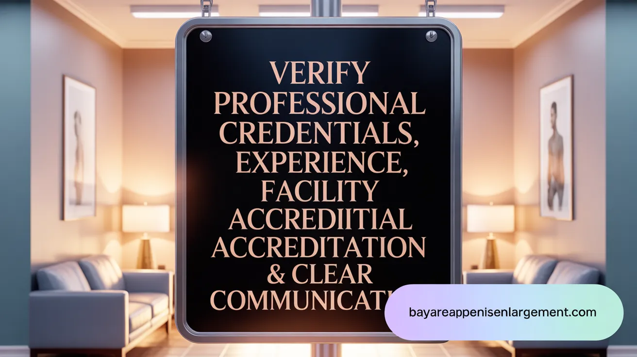 Verify Board Certification, Experience, Facility Accreditation &amp; Transparent Communication