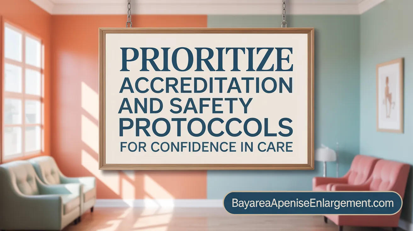 Prioritize Accreditation and Safety Protocols for Confidence in Care