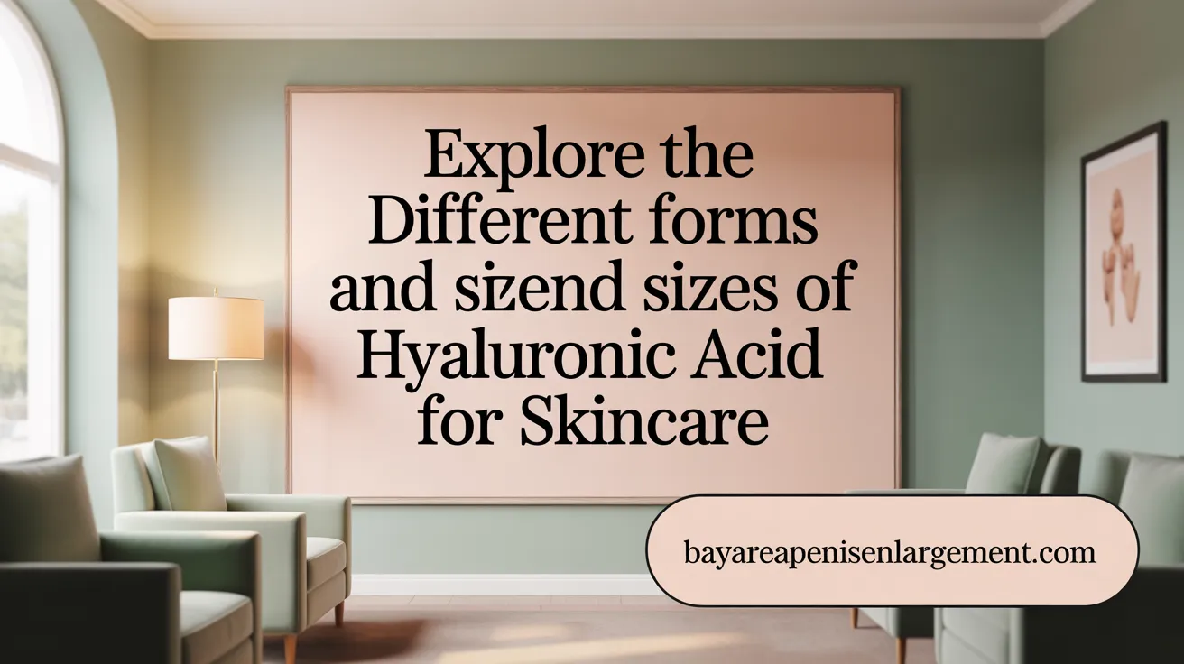 Explore the Different Forms and Sizes of Hyaluronic Acid for Skin