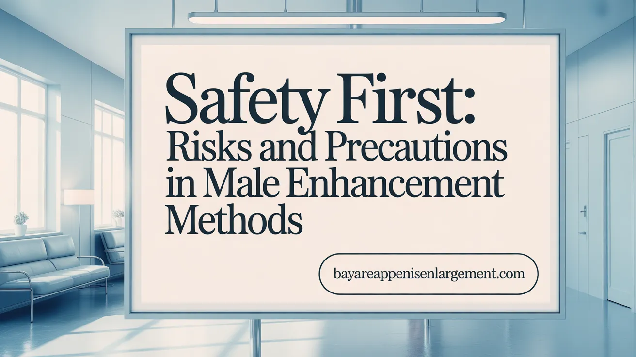 Safety First: Risks and Precautions in Penis Enlargement Methods