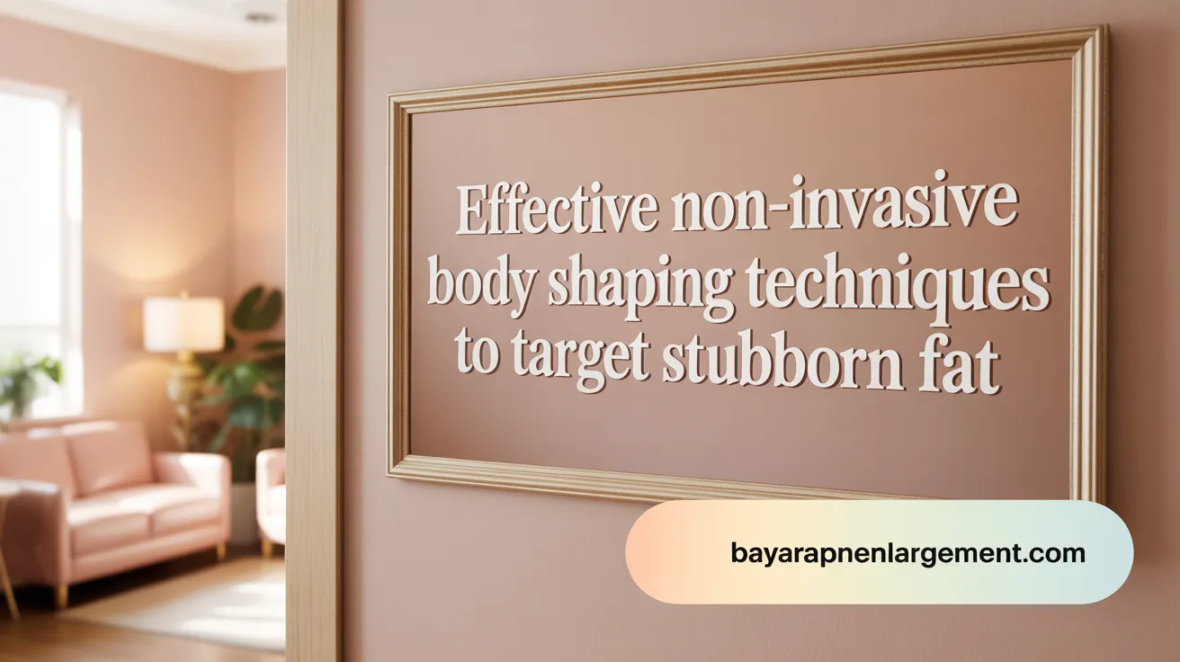 Effective Non-Invasive Body Shaping Techniques to Target Stubborn Fat