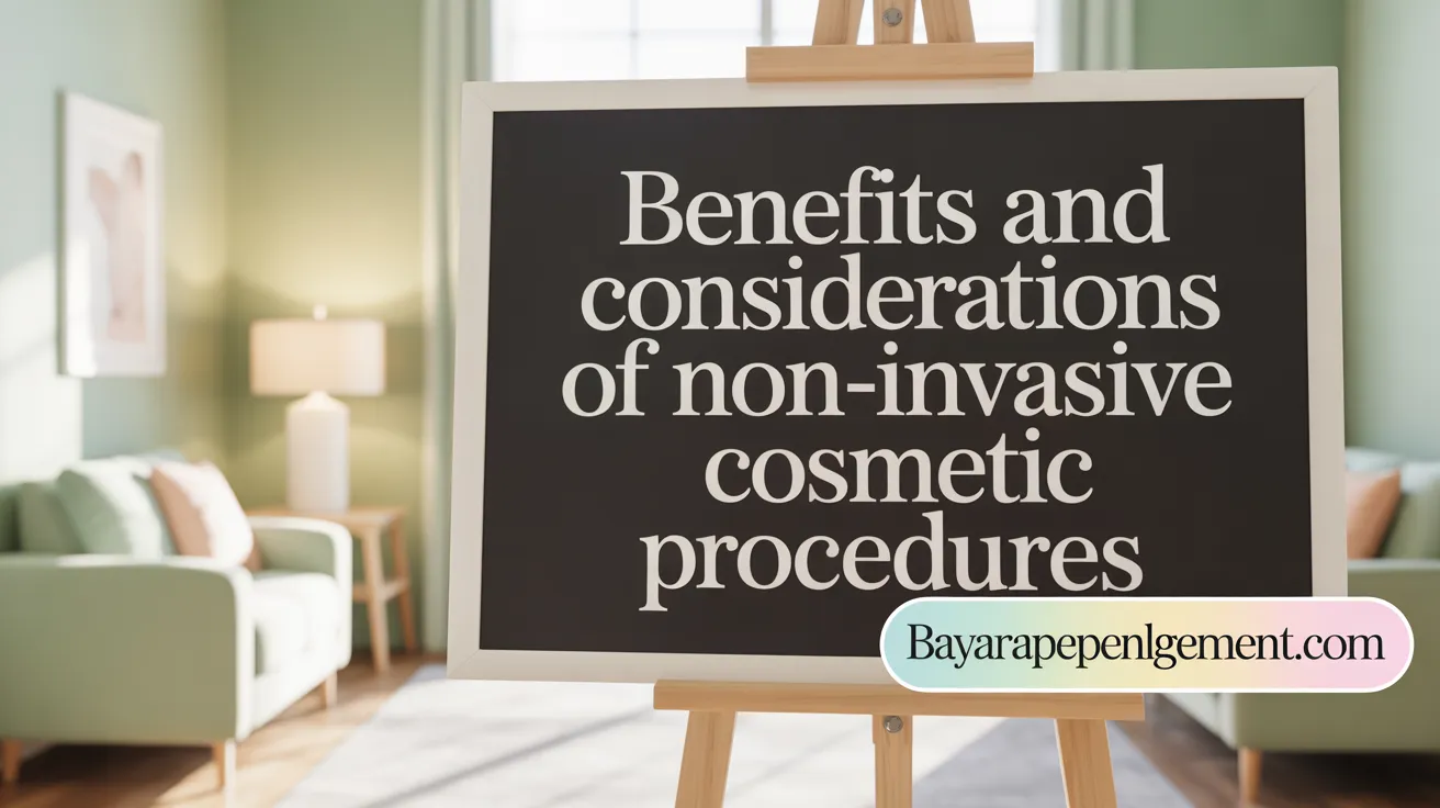 Benefits and Considerations of Non-Surgical Cosmetic Procedures