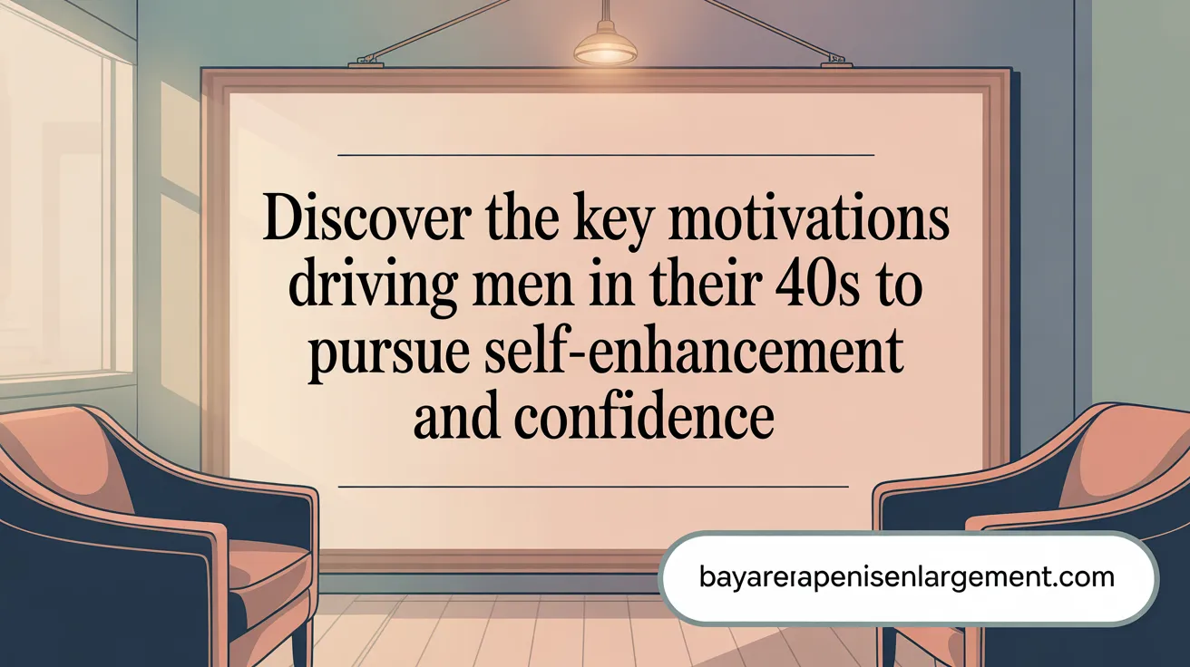 Discover the Key Motivations Driving Men in Their 40s to Seek Aesthetic Treatments