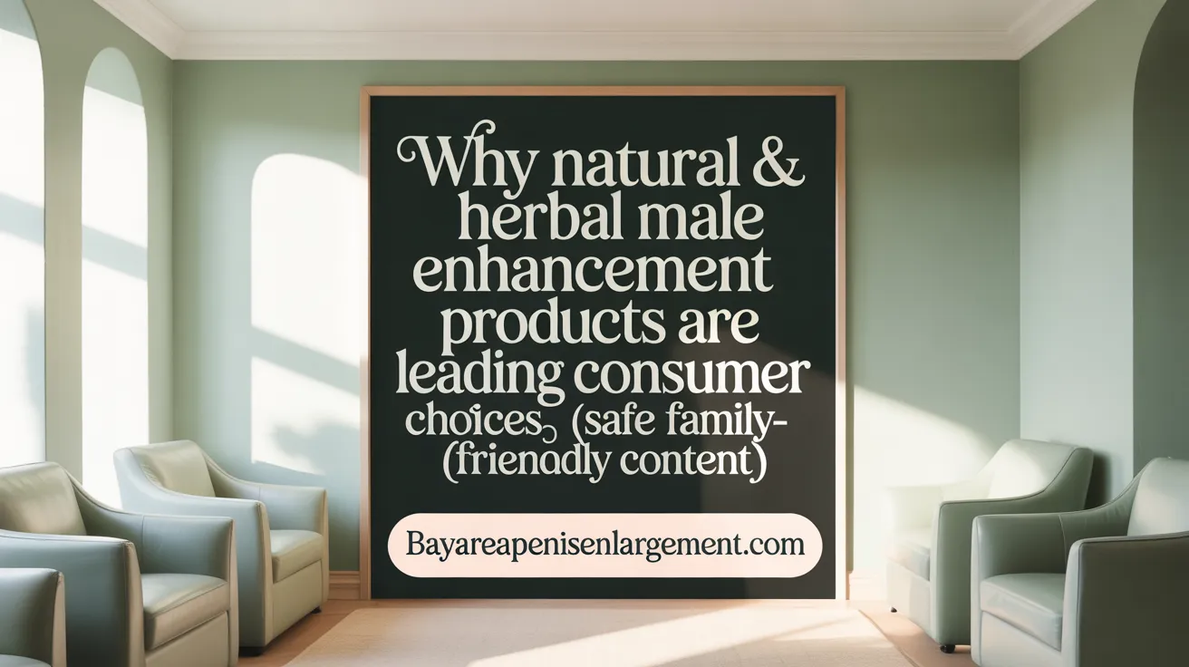 Why Natural &amp; Herbal Male Enhancement Products Are Leading Consumer Choices