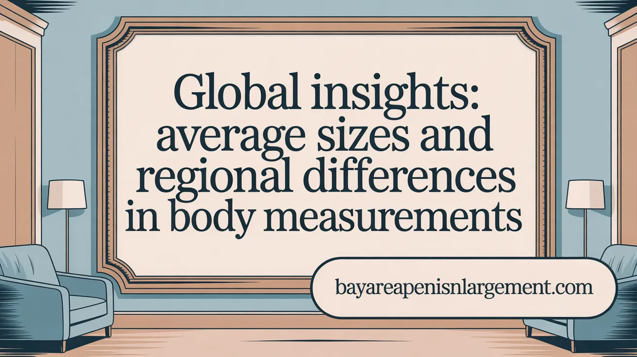 Global Insights: Average Sizes and Regional Differences in Penile Measurements