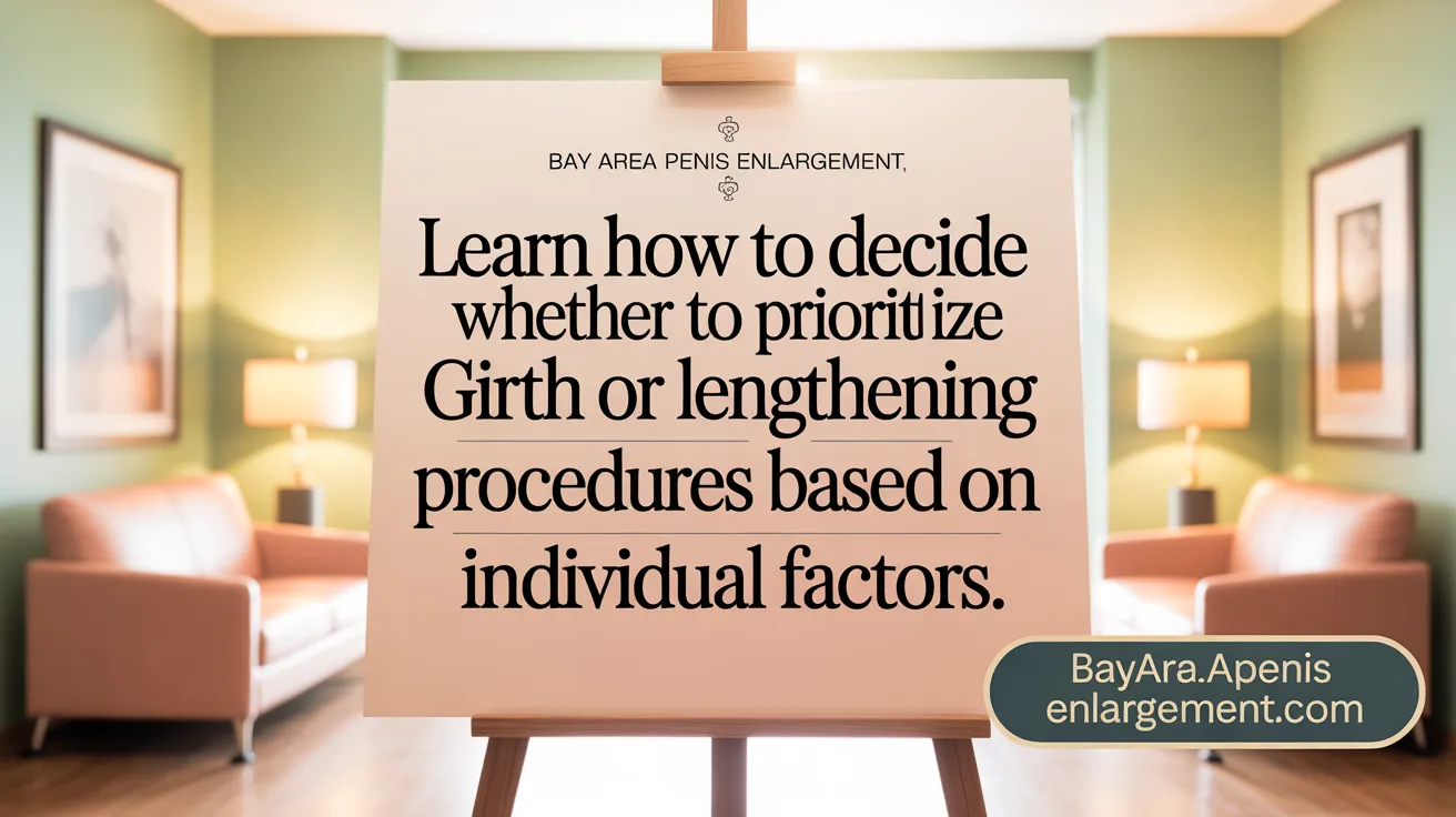 Learn how to decide whether to prioritize girth or lengthening procedures based on individual factors.