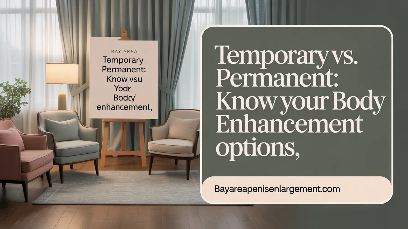 Temporary vs. Permanent: Know Your Penile Girth Enhancement Options