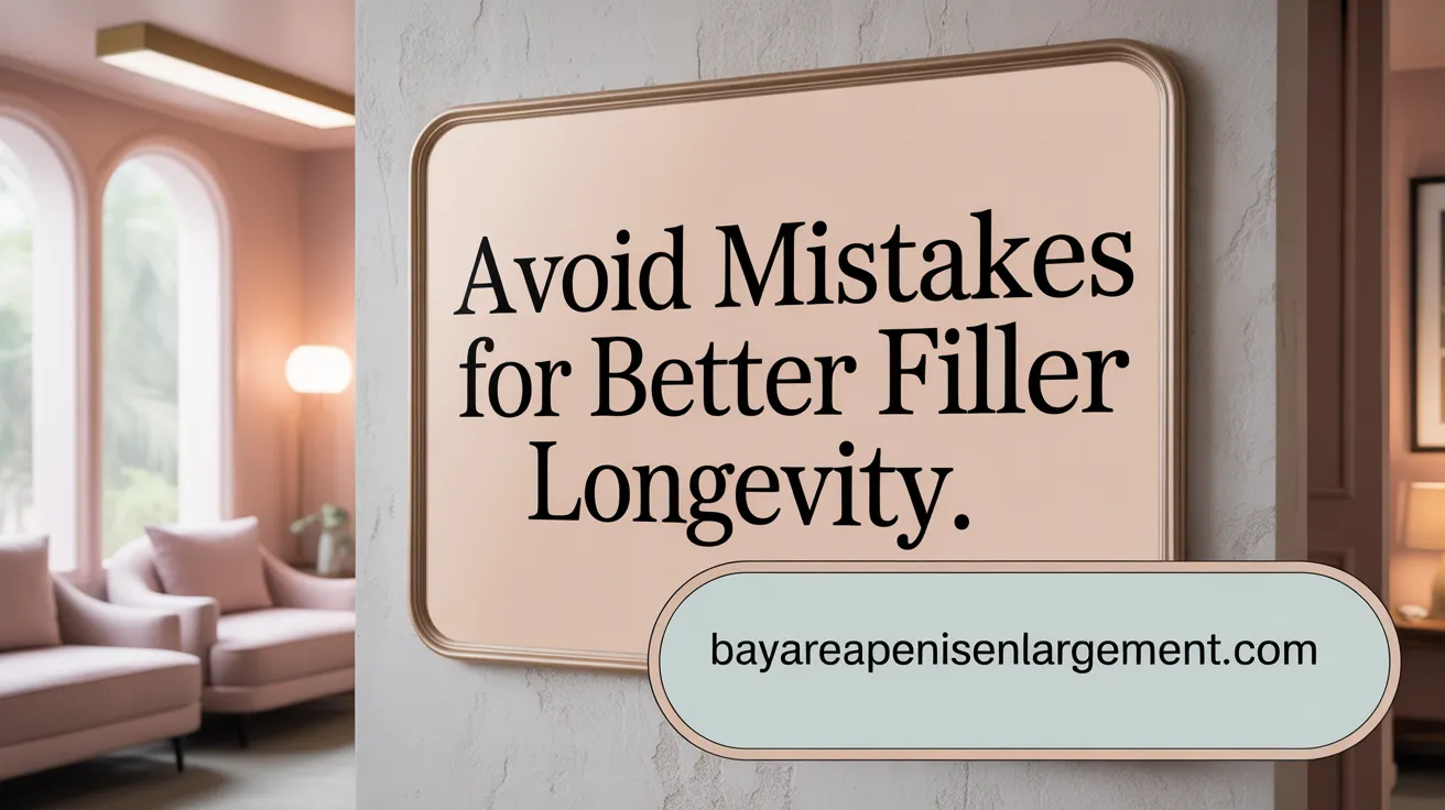 Avoid Mistakes for Better Filler Longevity