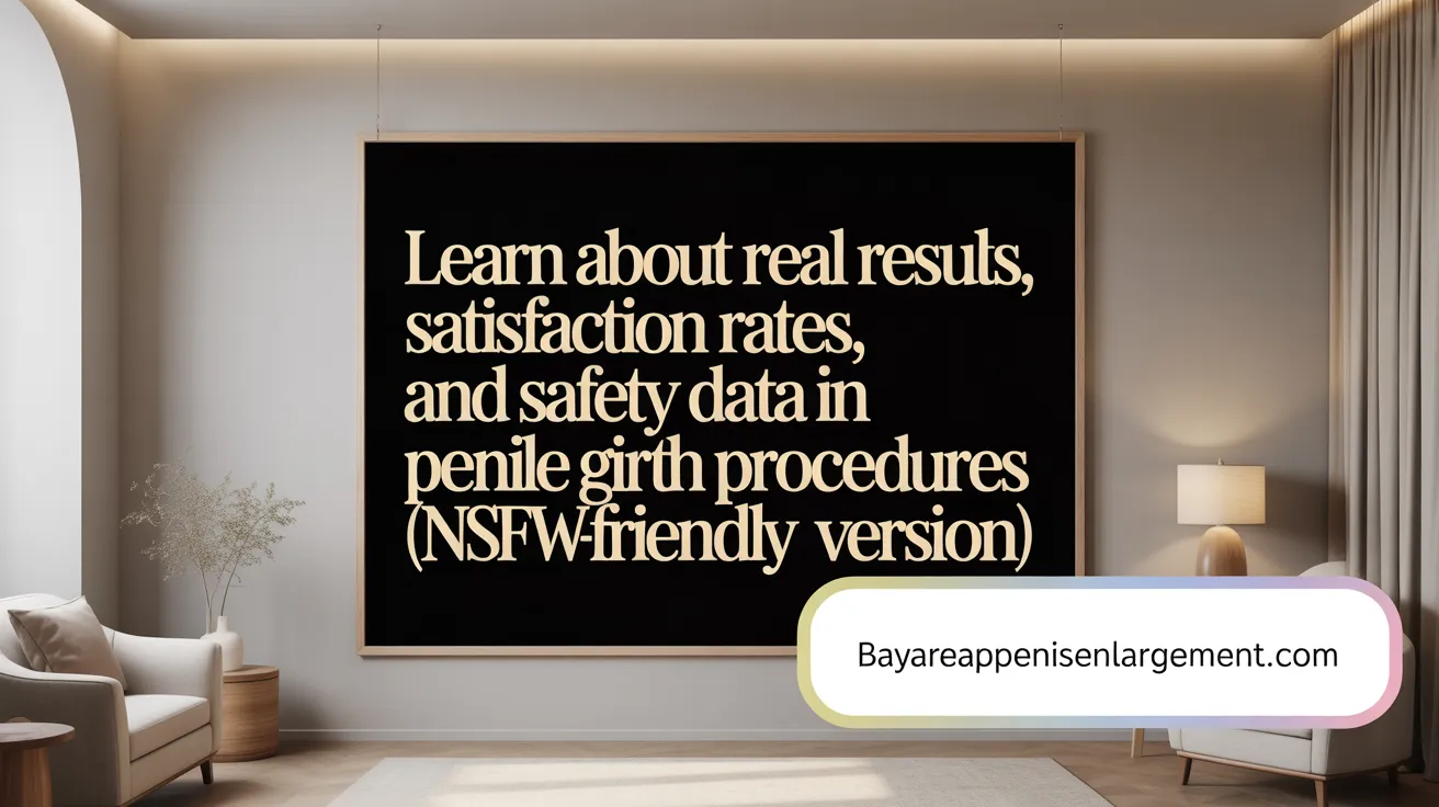 Learn About Real Results, Satisfaction Rates, and Safety Data in Penile Girth Procedures