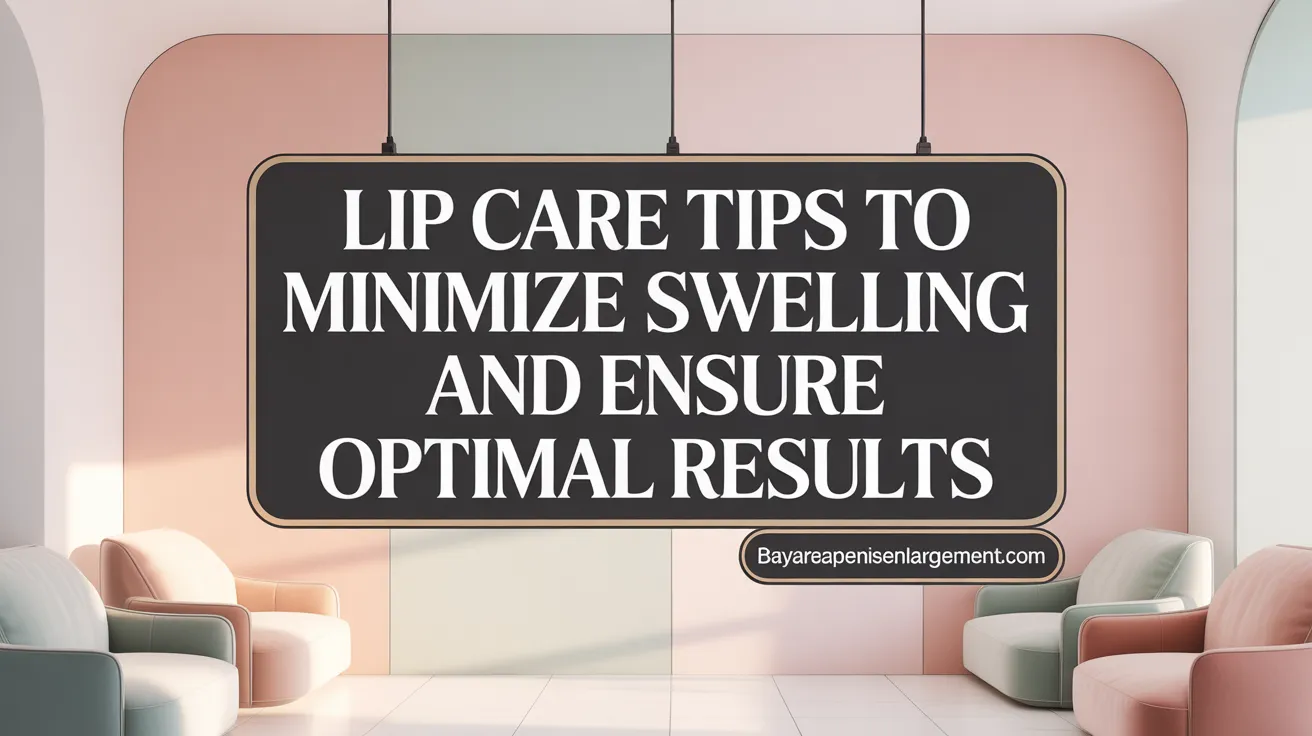 Lip Care Tips to Minimize Swelling and Ensure Optimal Results