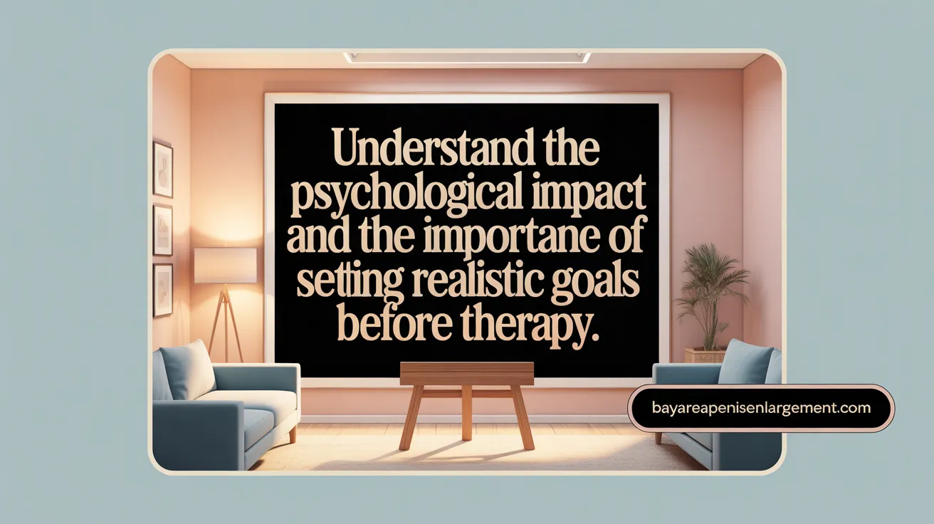 Understand the PSYCHOLOGICAL impact and the importance of setting realistic goals before treatment.