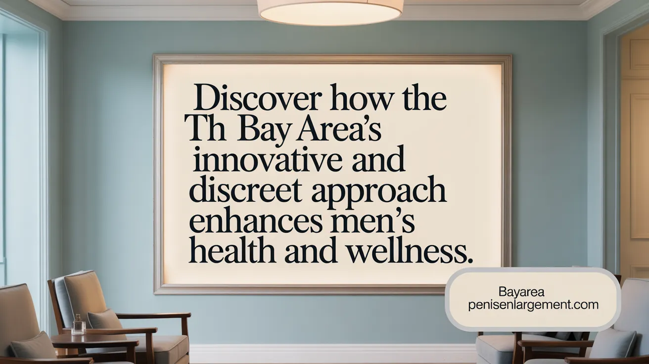Discover how Bay Area's innovative and discreet approach shapes men's enhancement treatments.