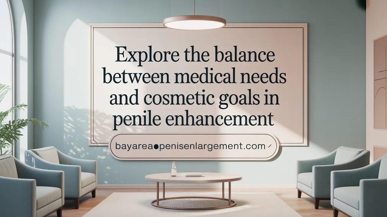 Explore the Balance Between Medical Needs and Cosmetic Goals in Penis Lengthening