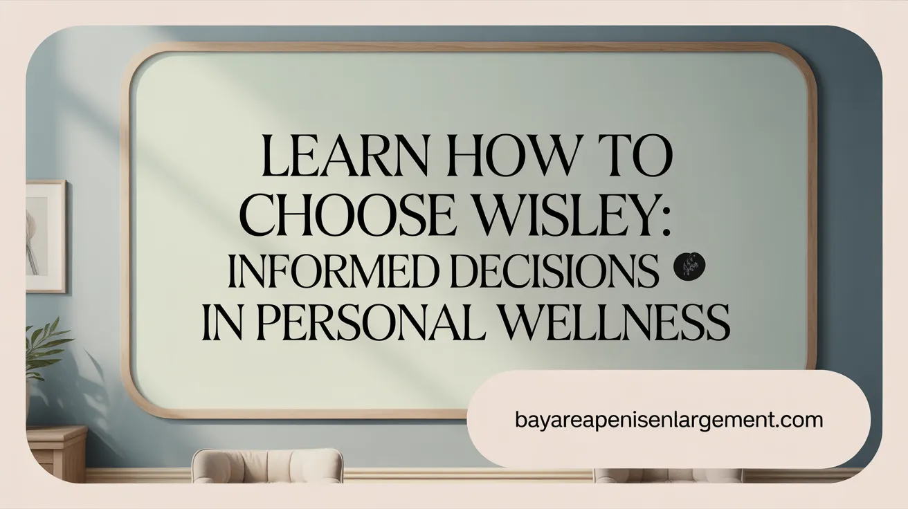 Learn How to Choose Wisely: Informed Decisions in Penis Lengthening