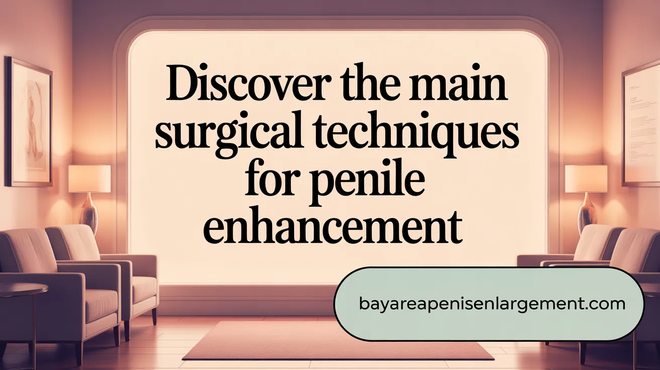 Discover the Main Surgical Techniques for Penis Enlargement