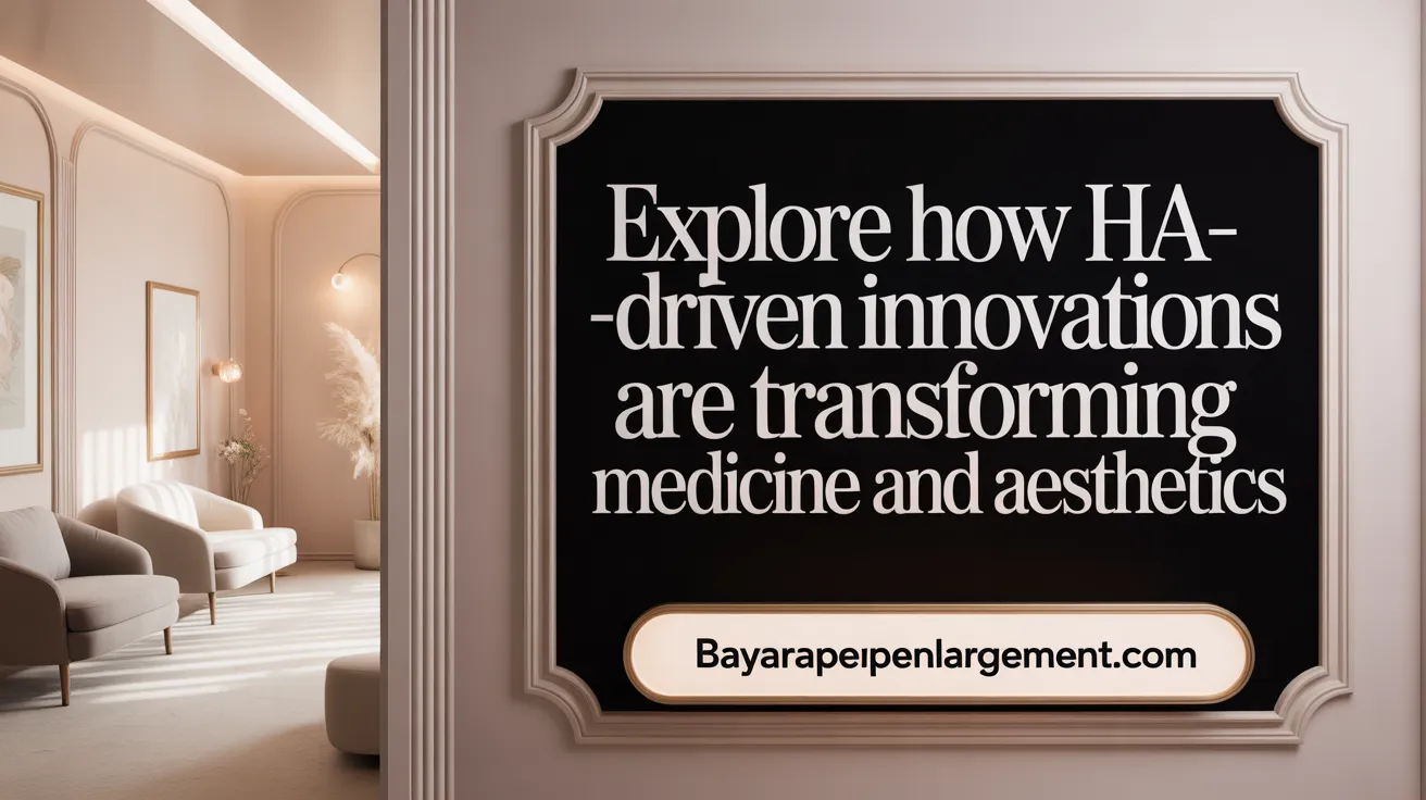 Explore How HA-Driven Innovations Are Transforming Medicine and Aesthetics