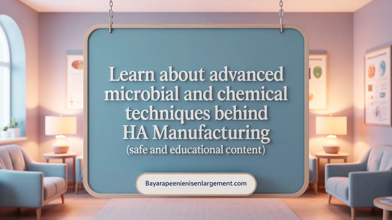 Learn About Advanced Microbial and Chemical Techniques Behind HA Manufacturing